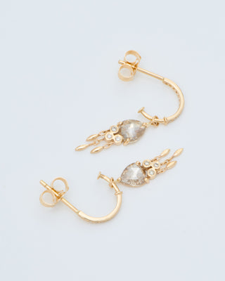 jelly fish hoop earrings