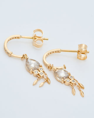 jelly fish hoop earrings