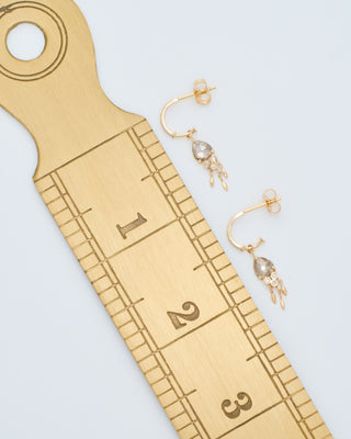 jelly fish hoop earrings