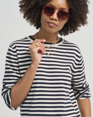 jones cotton cashmere long sleeve tee