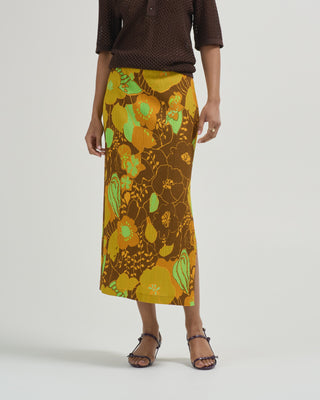 kamara print skirt