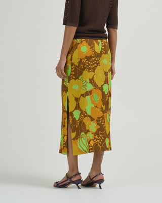 kamara print skirt