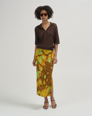kamara print skirt