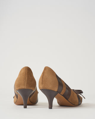 kande kitten heel cheveron