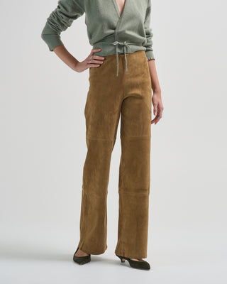 karina stretch suede pants