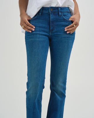 kick flare mercer jean