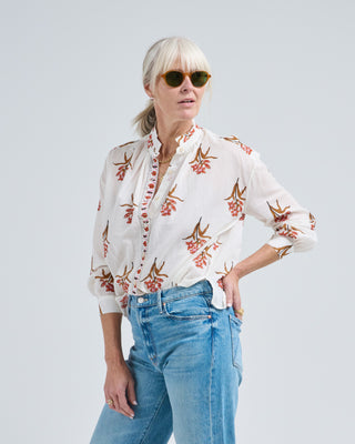 kiki persimmon flower shirt