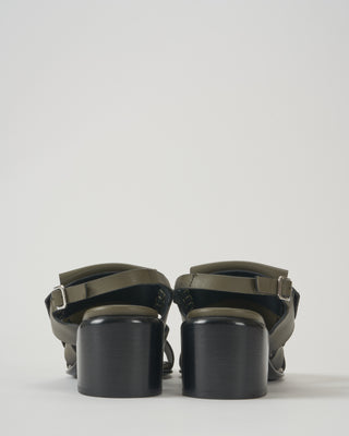 kiltie block heel sandal