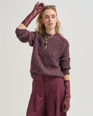 knitted crewneck sweater