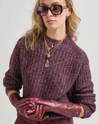 knitted crewneck sweater