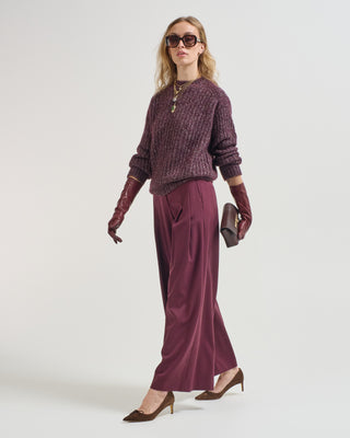 knitted crewneck sweater