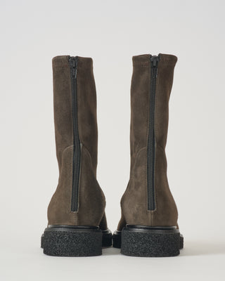 krisalyn low boot stretch upper black crepe sole