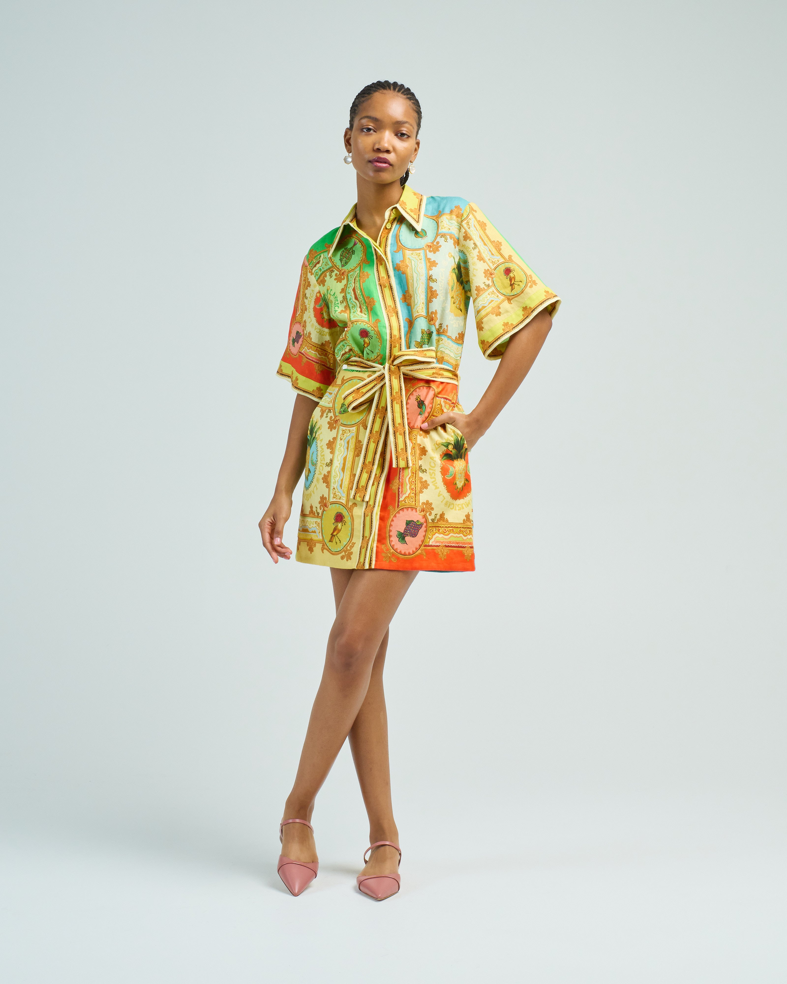 alemais relic mini dress Almais - RIPPLE MINI DRESS