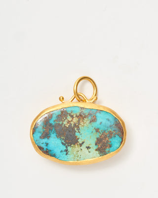 large east/west turquoise pendant