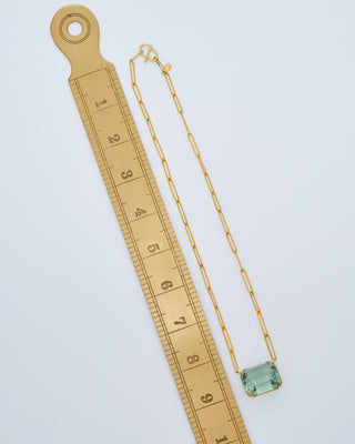 large green amethyst pendant necklace