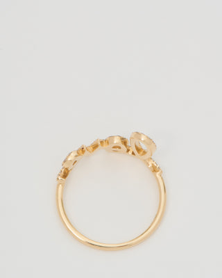 large love script ring