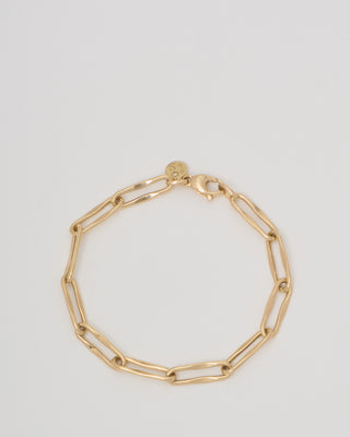 large wavy paperclip chain bracelet