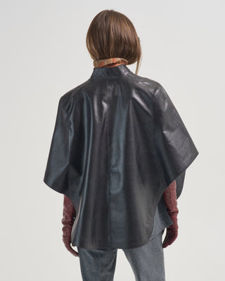leather cape