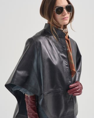 leather cape