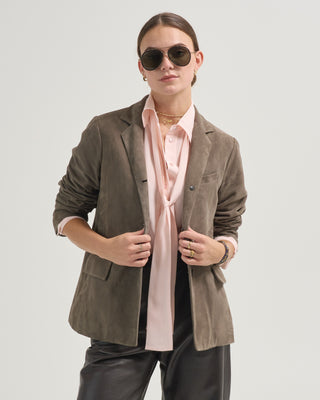 suede leather giulia jacket