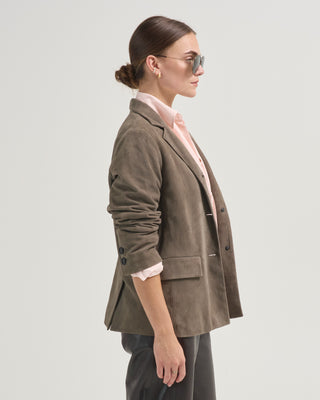 suede leather giulia jacket