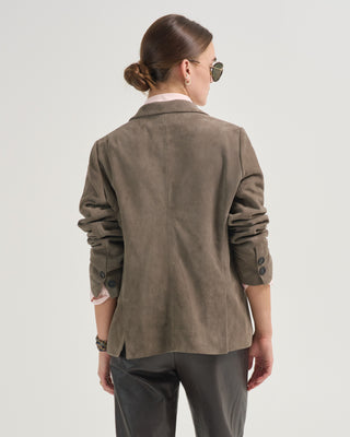 suede leather giulia jacket