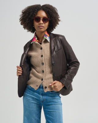 suede leather tyrol jacket