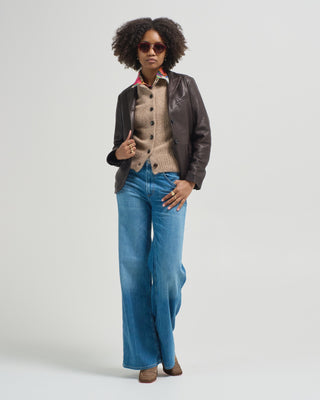 suede leather tyrol jacket
