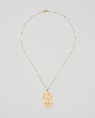 leo diamond astrology necklace