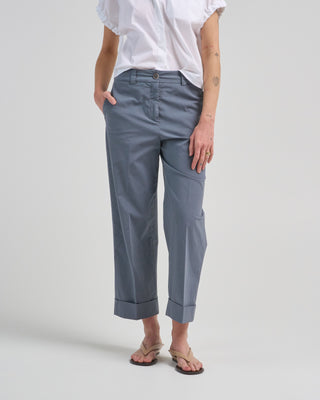 light cotton slub stretch pant