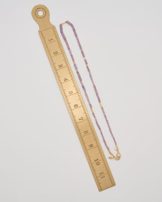 lilac tourmaline boa necklace