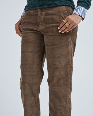 lillian printed plaid cord