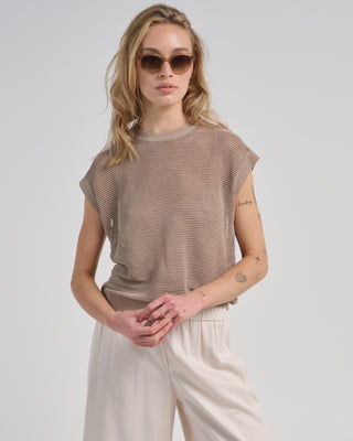 linen cotton blend sweater