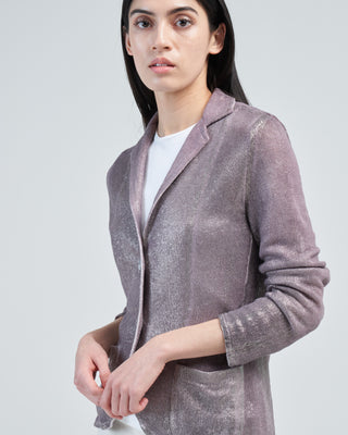 linen jacket with lamination
