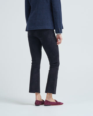 lively stretch suede