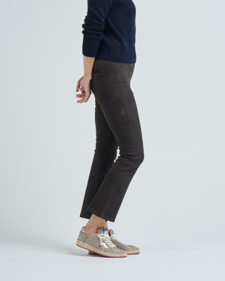 lively stretch suede