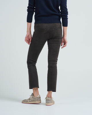 lively stretch suede