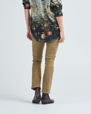 lively stretch suede