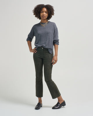 lively stretch suede pants