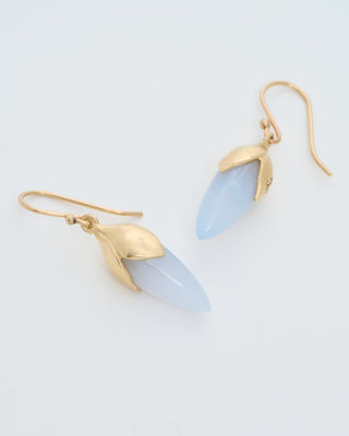 long bud drop earrings