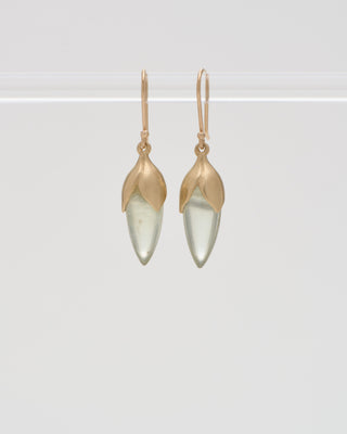 long bud drop earrings