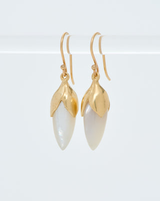 long bud drop earrings
