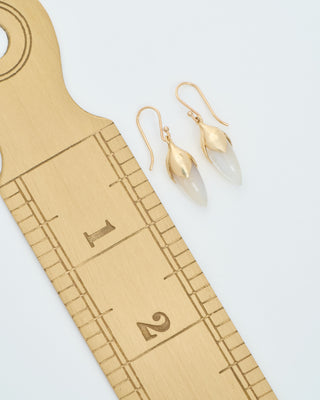 long bud drop earrings