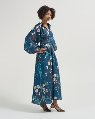 long sleeve floral dress