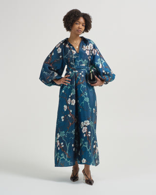 long sleeve floral dress