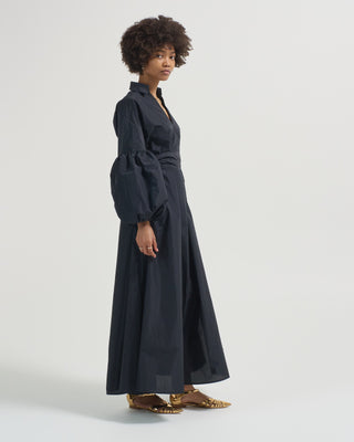 long sleeve v neck dress