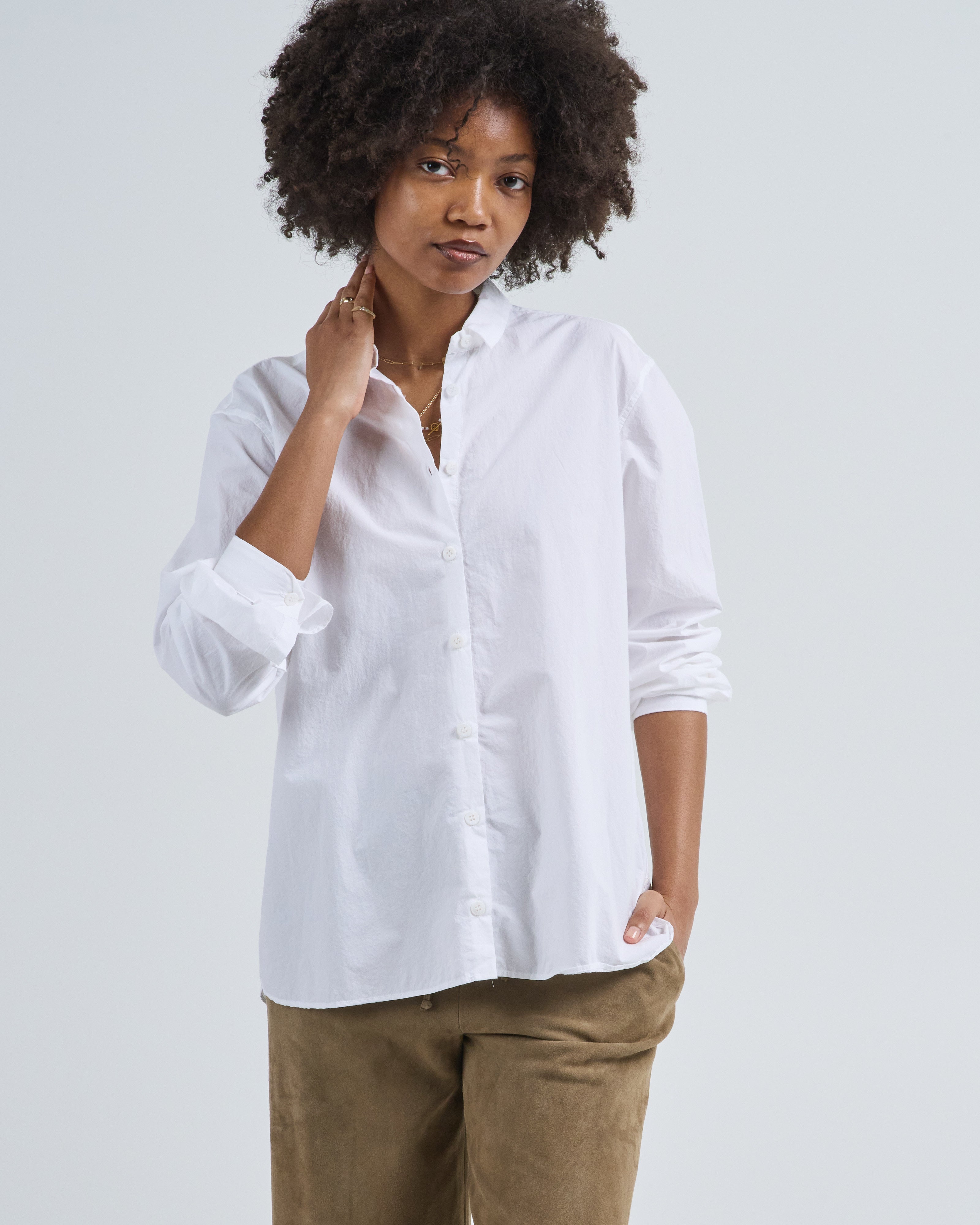 Bergfabel Loose Tyrol Shirt White