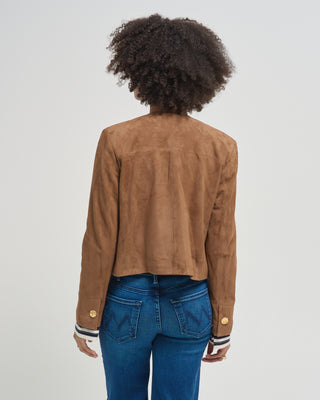 lorenne goat suede jacket