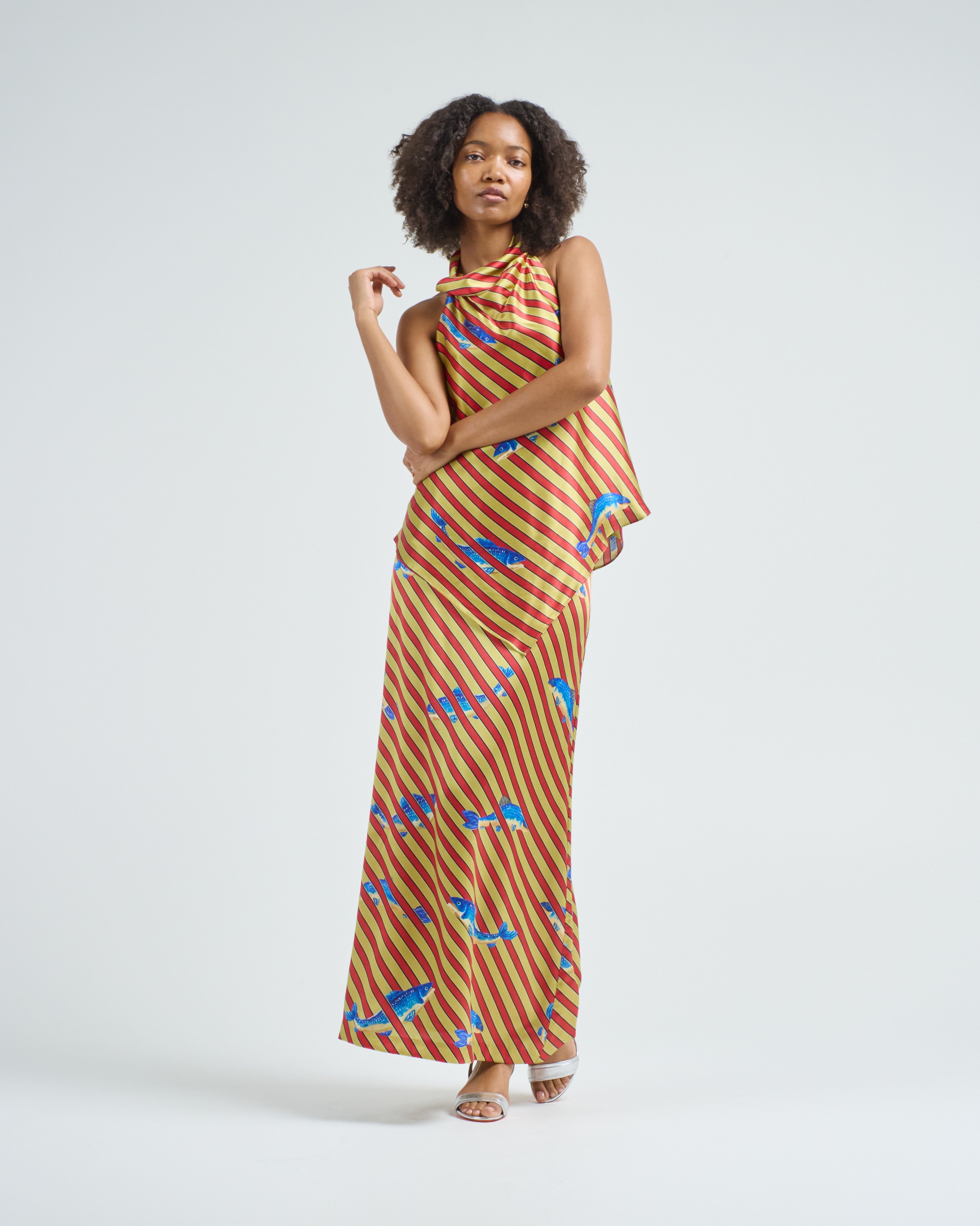 Alemais Lorenza Silk Skirt Multi Alemais Lorenza Silk Skirt Multi