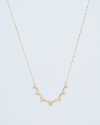 love explosion 7 point diamond star necklace